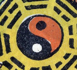 Yin und Yang. Chinesisches dekoratives Objekt. 19. Jahrhundert.