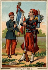 Zouave-Kostüm zur Zeit von Napoleon III