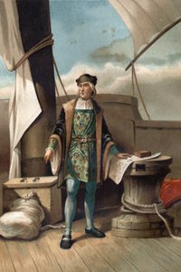 Porträt von Christoph Kolumbus, italienischer Navigator genuesischer Herkunft