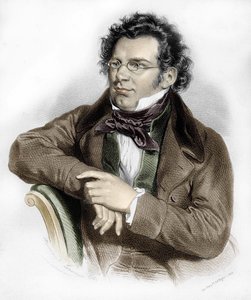 Porträt von Franz Schubert (1797-1828), österreichischer Komponist