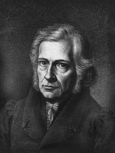 Porträt von Friedrich Daniel Ernst Schleiermacher. Deutscher Philosoph und Theologe (geboren in Breslau)