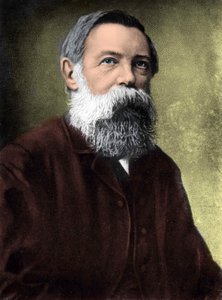 Porträt von Friedrich Engels (1820-1895), deutscher sozialistischer Theoretiker und Politiker