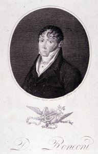 Porträt des italienischen Tenors Domenico Ronconi von Unknown artist