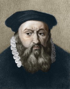 Porträt von Jean Calvin (1509-1564), französischer Religionsreformer und Schriftsteller von Unknown artist