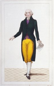 Porträt von Jean Marie Roland de La Platière, französischer Politiker (1734-1793) (Gravur 1830)