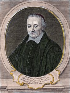 Porträt von Pierre Gassendi (1592-1655), französischer Philosoph, Astronom, Mathematiker und Physiker.