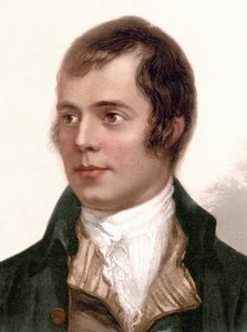 Porträt von Robert Burns, schottischer Dichter (1759-1796)