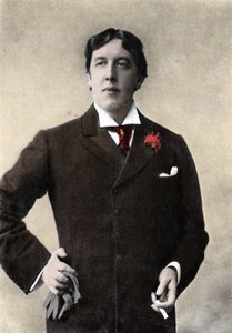 Porträt des Schriftstellers Oscar Wilde. Fotografie aus dem 19. Jahrhundert