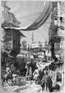 Die erste Eisenbahn erreicht Konstantinopel im Jahr 1872 von Unknown artist