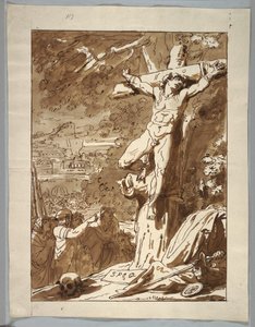 Zeichnung, Kreuzigung, 1815–1825 von Unknown artistUnknown artist