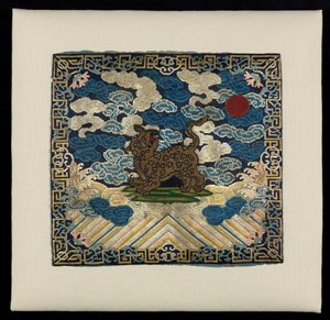 Militärischer Rangabzeichen mit Leopard (CBL C 3315) von Unknown artistUnknown artist