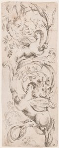 Druck, Ornamenti o Grottesche (Groteskes Ornament), ca. 1653 von Unknown artistUnknown artist
