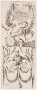 Druck, Ornamenti o Grottesche (Groteskes Ornament), ca. 1653 von Unknown artistUnknown artist