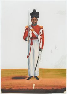 Subadar des 2. Martin-Bataillons, Madras-Armee von Unknown artist