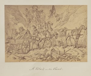 Ein Block auf der Straße von Unknown artist