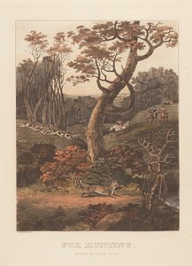 Ein Paar: Fuchsjagd; (1) Renard bricht aus von Unknown artist