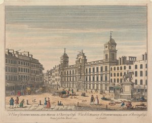 Ansicht von Northumberland House und Charing Cross von Unknown artist