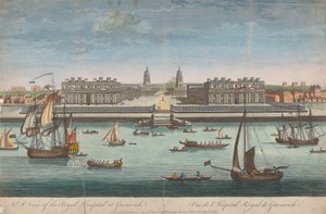 Ansicht des Royal Hospital in Greenwich