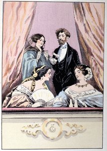 Eine Loge im Theater der Italiener von Unknown artist