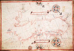 Adriatische Karte, ca. 1620