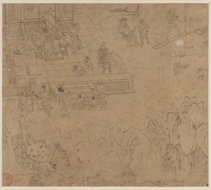 Album der daoistischen und buddhistischen Themen: Könige der Hölle: Blatt 39