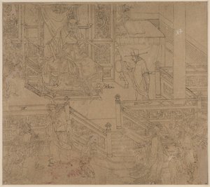 Album der daoistischen und buddhistischen Themen: Könige der Hölle: Blatt 40