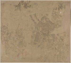 Album der daoistischen und buddhistischen Themen: Suche den Berg: Blatt 41