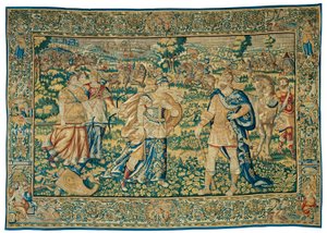 Alexander trifft Thalestris, Königin der Amazonen, aus Die Geschichte von Alexander dem Großen
