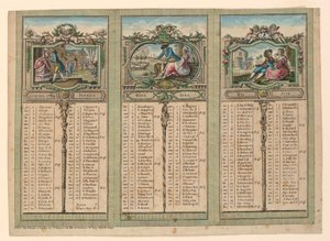 Almanach für 1789 von Unknown artist