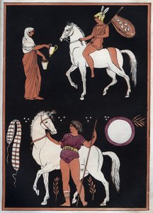 Antikes Griechenland - Weg, ein Pferd zu besteigen von Unknown artist