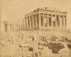 [Schrägansicht des Parthenon] von Unknown artist