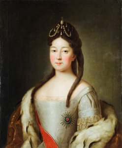 Porträt der Zarewna Anna Petrowna von Russland (1708-1728)