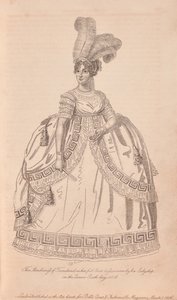 Anne Townshend, Marchioness Townshend im vollen Hofkleid von Unknown artist