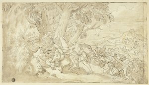 Apollo häutet Marsyas