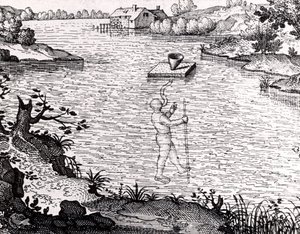 Gerät, das es einem Taucher ermöglicht, unter Wasser zu atmen