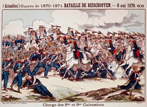 Schlacht von Wörth am 6. August 1870 (Gravur)