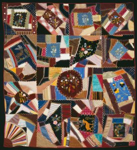 Bettüberwurf (Crazy Quilt)