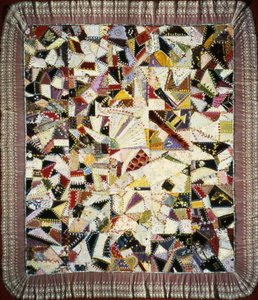 Bettüberwurf (Crazy Quilt)