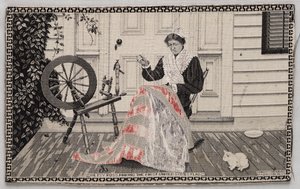 Betsy Ross macht die erste Flagge der Vereinigten Staaten von Unknown artist