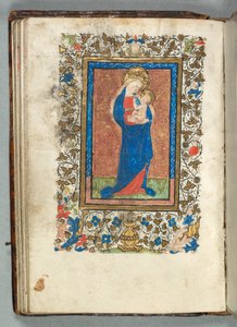 Stundenbuch (Gebrauch von Metz): Fol. 26v, Jungfrau und Kind