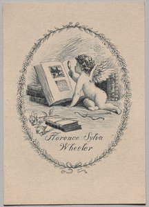 Exlibris: Florence Sylva Wheeler von Unknown artist
