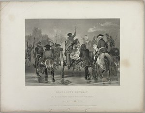 Braddocks Rückzug von Unknown artist
