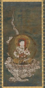 Buddhistische Gottheit: Gokei Monju (Manjushri) von Unknown artist