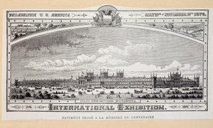 Gebäude errichtet zum Gedenken an das Jahrhundert (1776-1876) bei der Internationalen Ausstellung in Philadelphia