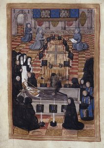 Beerdigung von Anne de Bretagne (1514) - Miniatur
