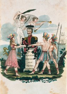 Büste des venezolanischen Militärhelden und Politikers Simon Bolivar von Unknown artist