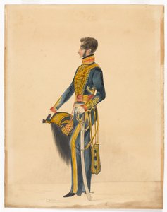 Hauptmann William Brett, Bombay Horse Artillery von Unknown artist