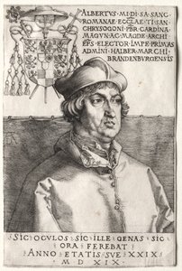 Kardinal Albrecht von Brandenburg - Die kleine Platte von Unknown artist