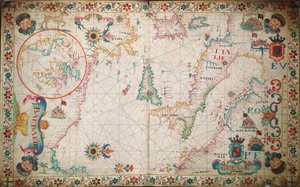 Karte des südlichen Mittelmeers und der Adria, ca. 1600 von Unknown artist
