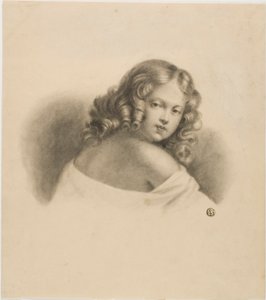 Kind mit lockigem Haar